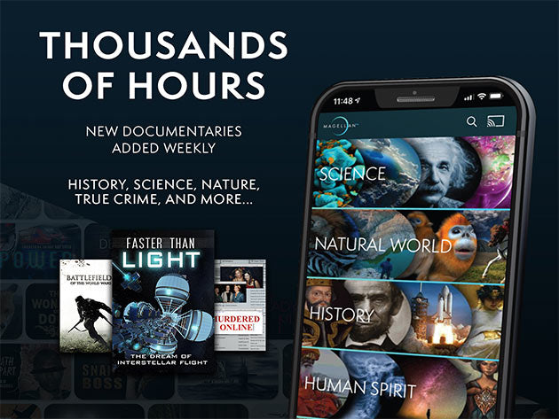 MagellanTV Streaming Service: 1-Year Subscription