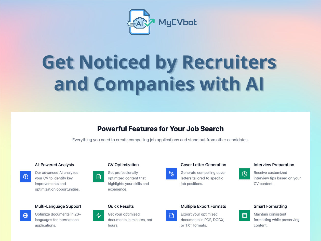 MyCVBot Pro Plan: Lifetime Subscription