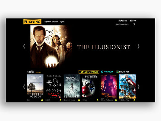 FlixFling Streaming Service: 1-Yr Subscription