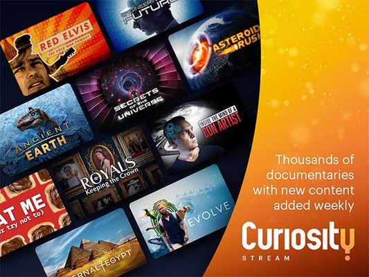 Curiosity Stream Standard Plan: 1-Year Subscription